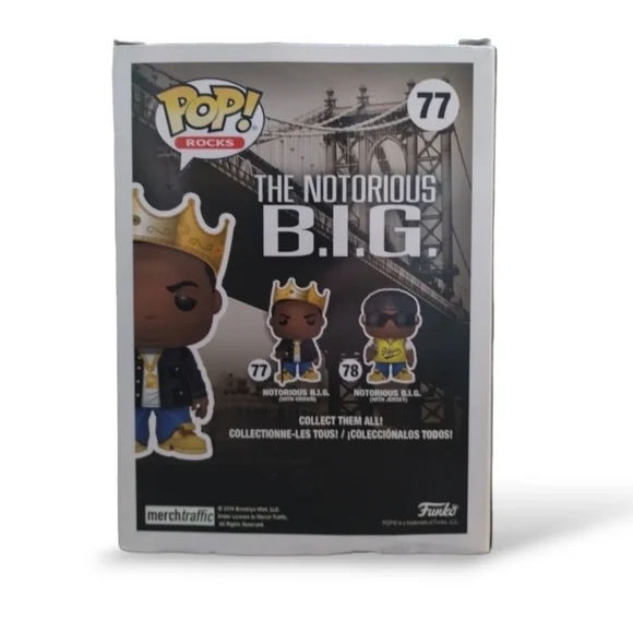 Funko POP! Rocks Notorious BIG With Crown - Picture 3 of 7